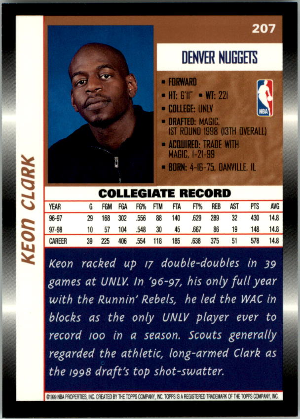 B1550- 1998-99 Topps Bk Cards 1-220 +RCs +Inserts -You Pick- 15+ FREE US SHIP - Picture 378 of 410