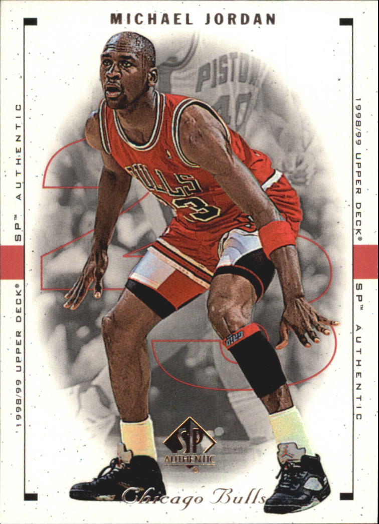 1998-99 SP Authentic Michael Jordan Chicago Bulls #1