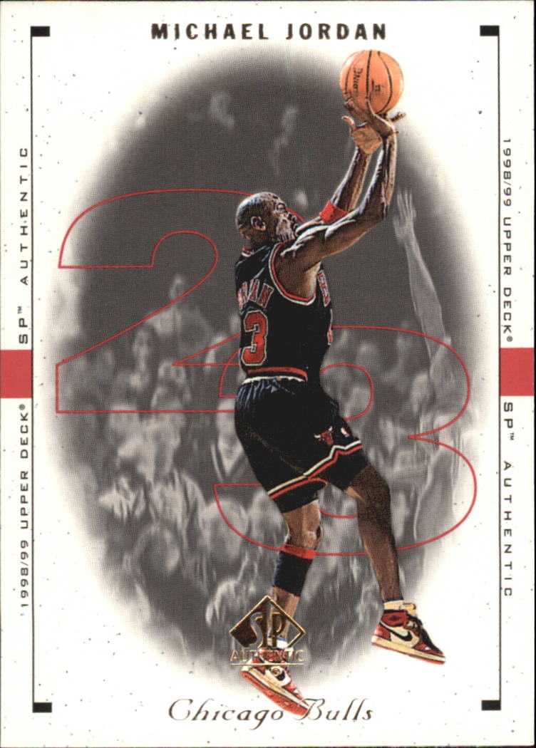 1998-99 SP Authentic #10 Michael Jordan - NM-MT - Triple I 