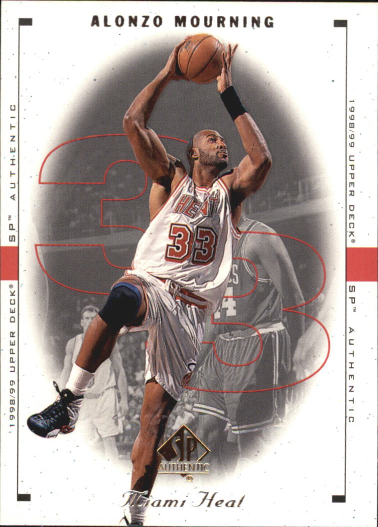 1998-99 SP Authentic #47 Alonzo Mourning