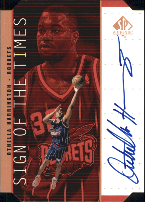 1998-99 SP Authentic Sign of the Times Bronze #OH Othella Harrington