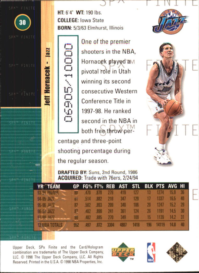 A9155- 1998-99 SPx Finite Bk Cards 1-250 +Inserts -You Pick- 15+ FREE US SHIP - Picture 17 of 119