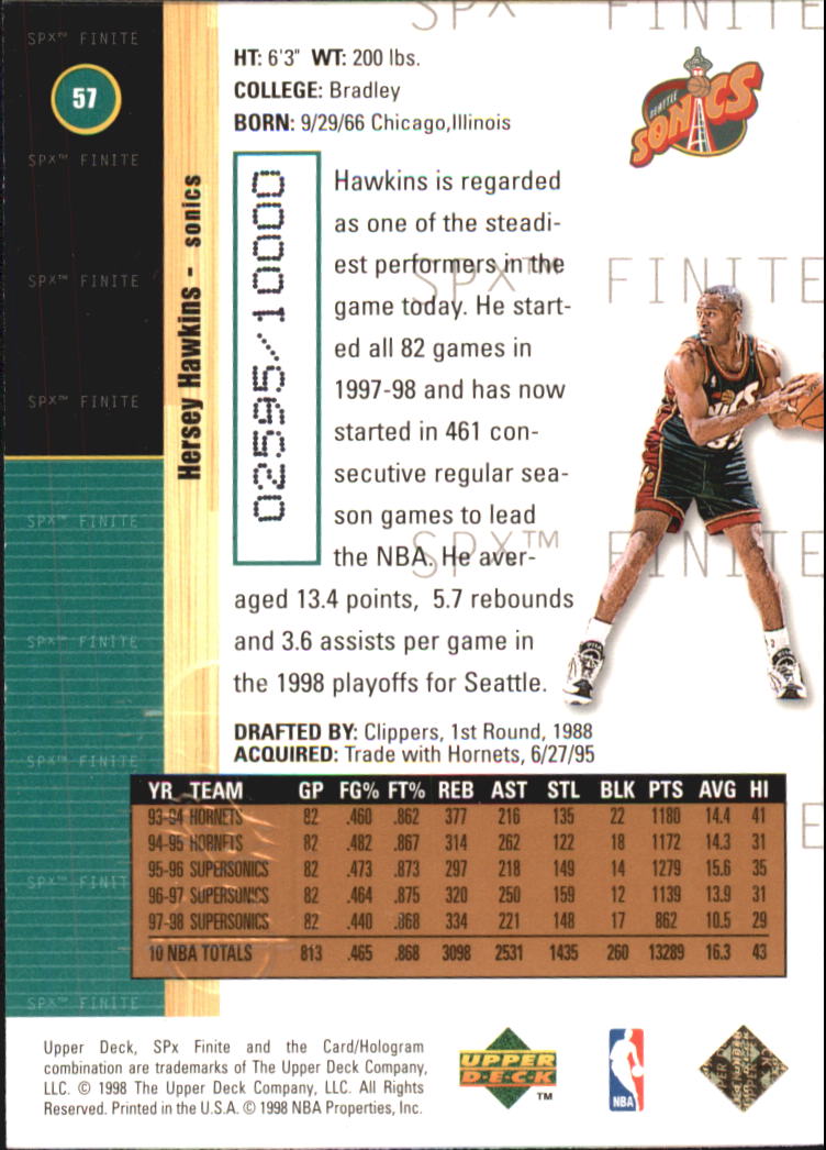 A9155- 1998-99 SPx Finite Bk Cards 1-250 +Inserts -You Pick- 15+ FREE US SHIP - Picture 37 of 119