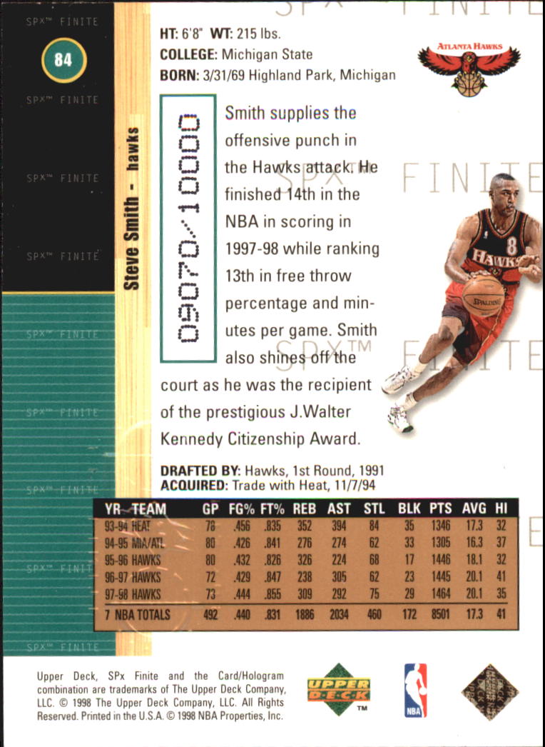 A9155- 1998-99 SPx Finite Bk Cards 1-250 +Inserts -You Pick- 15+ FREE US SHIP - Picture 59 of 119