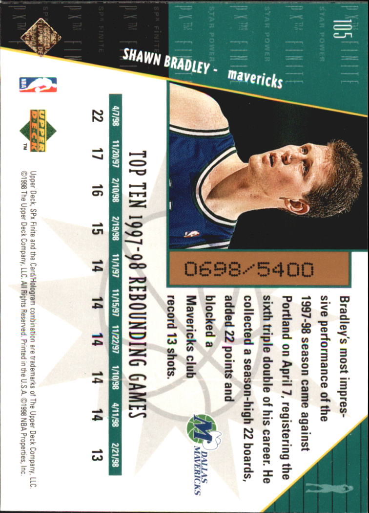 A9155- 1998-99 SPx Finite Bk Cards 1-250 +Inserts -You Pick- 15+ FREE US SHIP - Picture 69 of 119