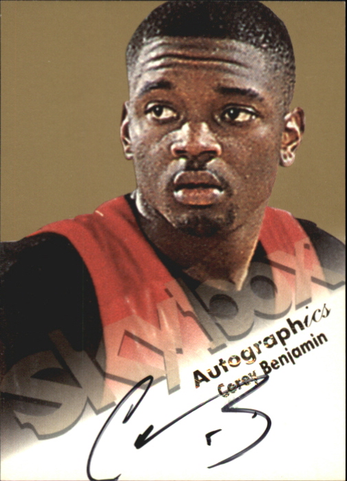 1998-99 SkyBox Premium Autographics #12 Corey Benjamin