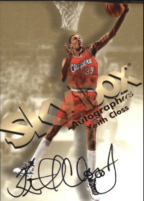 1998-99 SkyBox Premium Autographics #28 Keith Closs