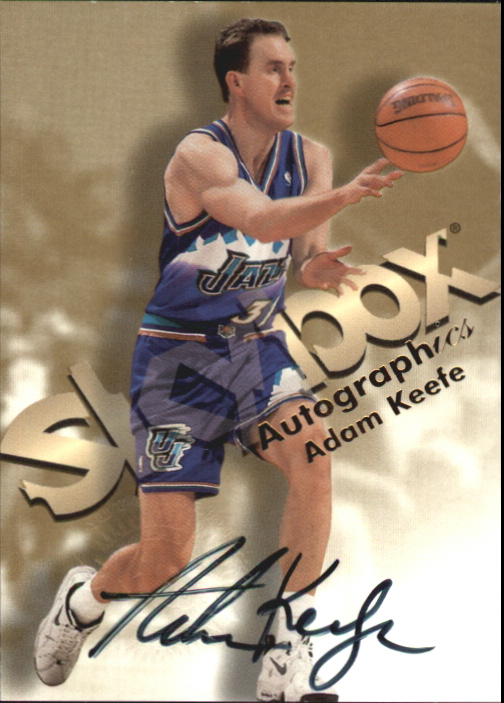 1998-99 SkyBox Premium Autographics #67 Adam Keefe