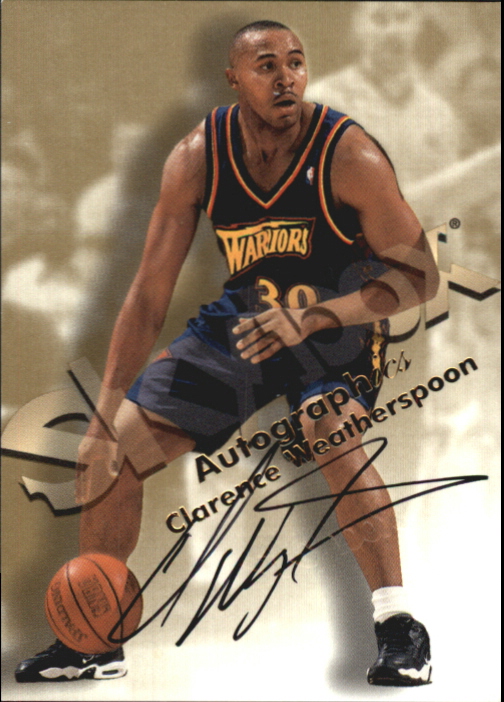 1998-99 SkyBox Premium Autographics #131 Clarence Weatherspoon