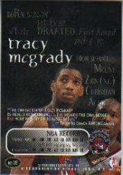 1998-99 SkyBox Thunder #35 Tracy McGrady back image