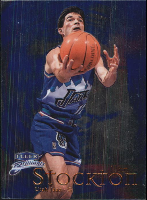 1998-99 Fleer Brilliants #99 John Stockton