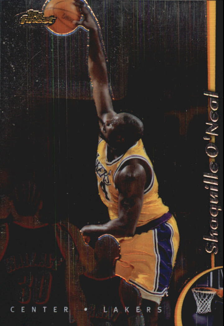 1998-99 Finest No Protectors #40 Shaquille O'Neal