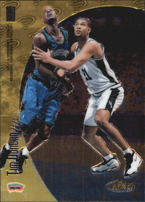 1998-99 Finest Mystery Finest #M38 Kobe Bryant/Tim Duncan back image