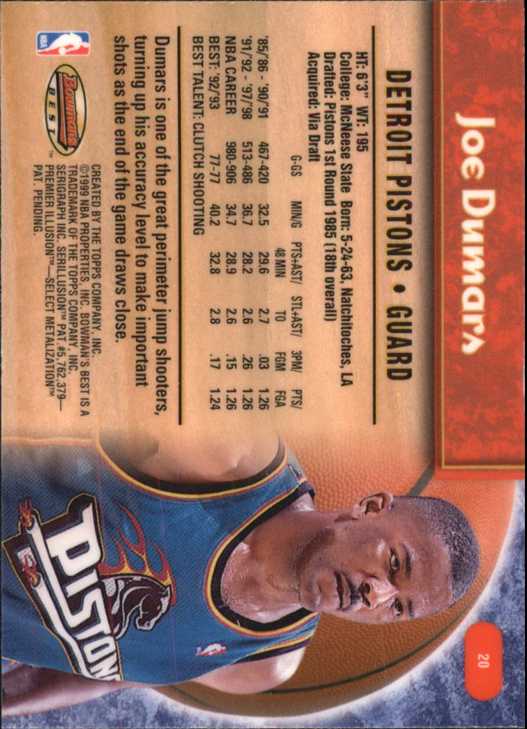 A3148- 1998-99 Bowman's Beste BK #S 1-125 + Einsätze -du Pick- 15 + Gratis US - Bild 35 von 209