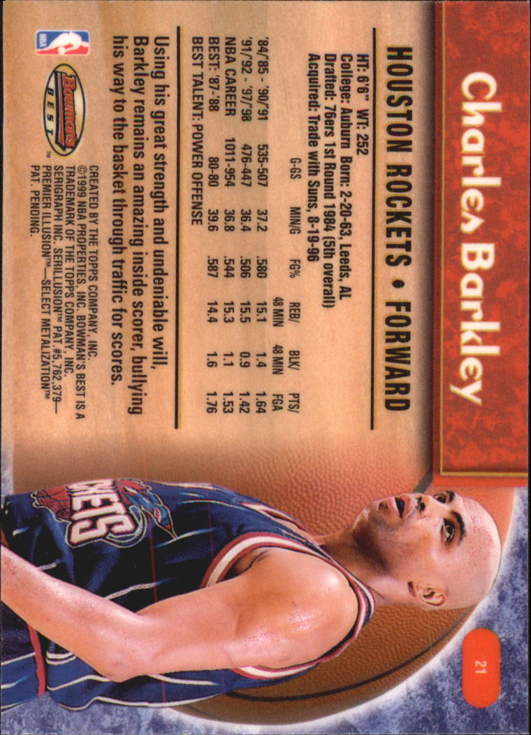Charles Barkley cards (1989-2022) 76ers Rockets Suns - You Choose - Bild 149 von 210