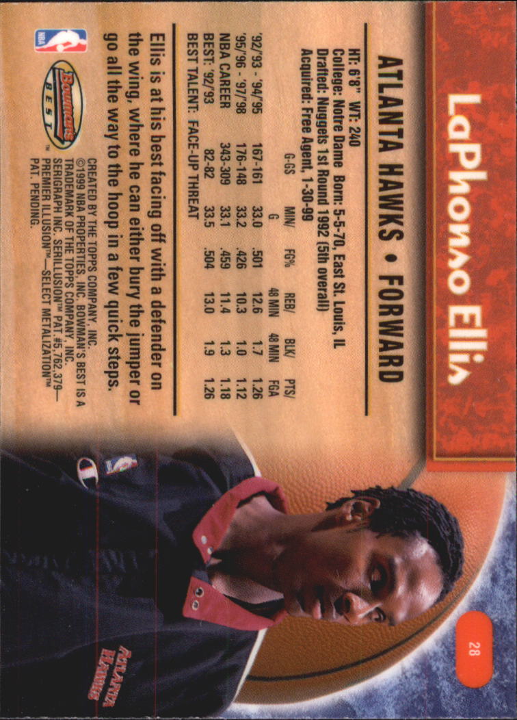 A3148- 1998-99 Bowman's Beste BK #S 1-125 + Einsätze -du Pick- 15 + Gratis US - Bild 49 von 209