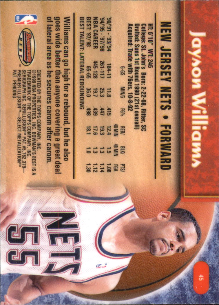 A3148- 1998-99 Bowman's Beste BK #S 1-125 + Einsätze -du Pick- 15 + Gratis US - Bild 83 von 209