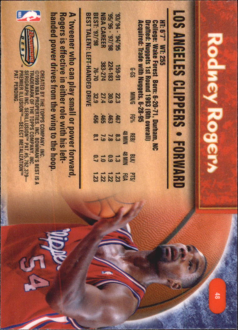 A3148- 1998-99 Bowman's Beste BK #S 1-125 + Einsätze -du Pick- 15 + Gratis US - Bild 89 von 209