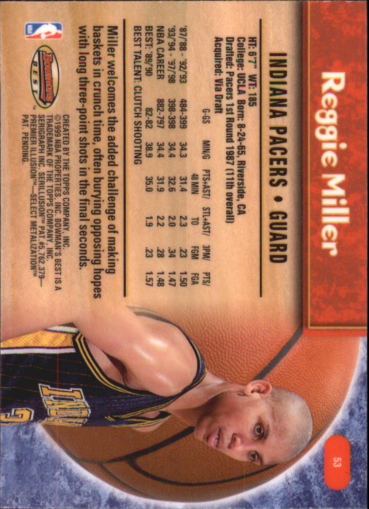 A3148- 1998-99 Bowman's Beste BK #S 1-125 + Einsätze -du Pick- 15 + Gratis US - Bild 99 von 209