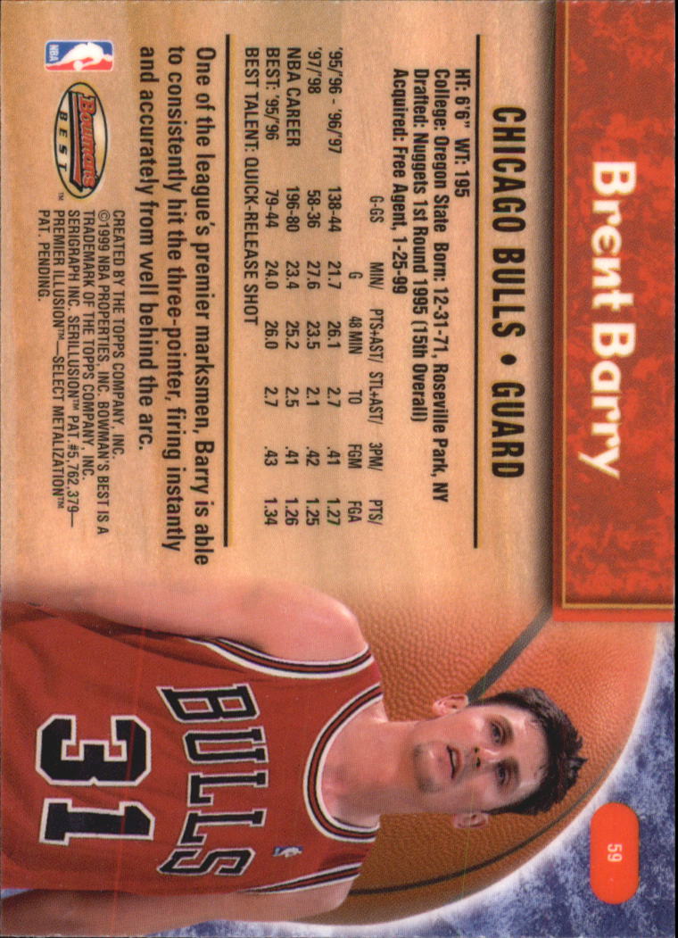 A3148- 1998-99 Bowman's Beste BK #S 1-125 + Einsätze -du Pick- 15 + Gratis US - Bild 111 von 209