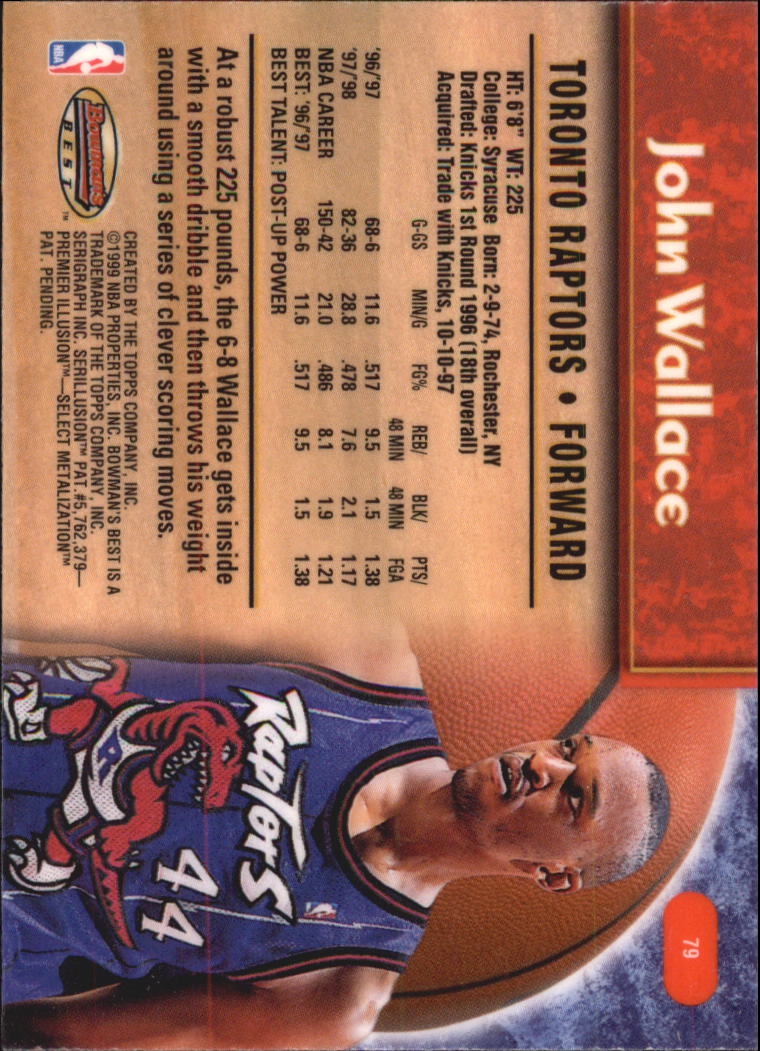 A3148- 1998-99 Bowman's Beste BK #S 1-125 + Einsätze -du Pick- 15 + Gratis US - Bild 149 von 209