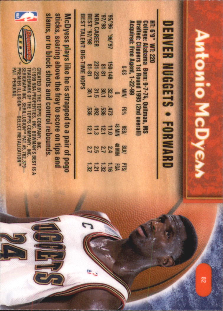 A3148- 1998-99 Bowman's Beste BK #S 1-125 + Einsätze -du Pick- 15 + Gratis US - Bild 155 von 209