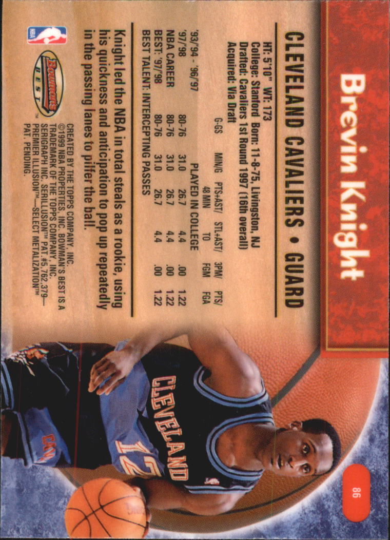 A3148- 1998-99 Bowman's Beste BK #S 1-125 + Einsätze -du Pick- 15 + Gratis US - Bild 161 von 209