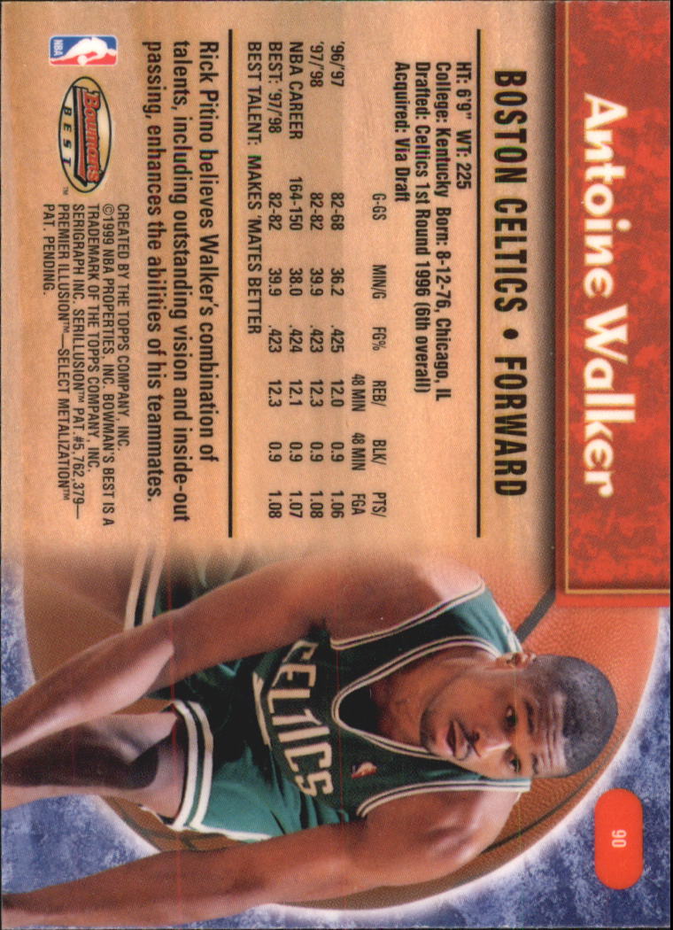 A3148- 1998-99 Bowman's Beste BK #S 1-125 + Einsätze -du Pick- 15 + Gratis US - Bild 167 von 209