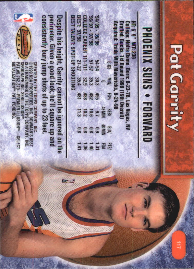 A3148- 1998-99 Bowman's Beste BK #S 1-125 + Einsätze -du Pick- 15 + Gratis US - Bild 199 von 209