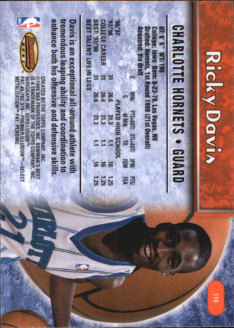 A3148- 1998-99 Bowman's Beste BK #S 1-125 + Einsätze -du Pick- 15 + Gratis US - Bild 203 von 209