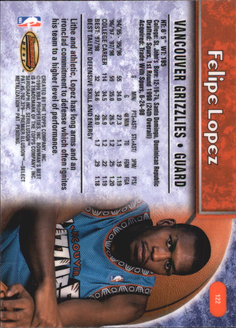 A3148- 1998-99 Bowman's Beste BK #S 1-125 + Einsätze -du Pick- 15 + Gratis US - Bild 209 von 209