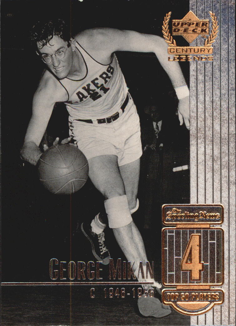 1999 Upper Deck Century Legends #4 George Mikan