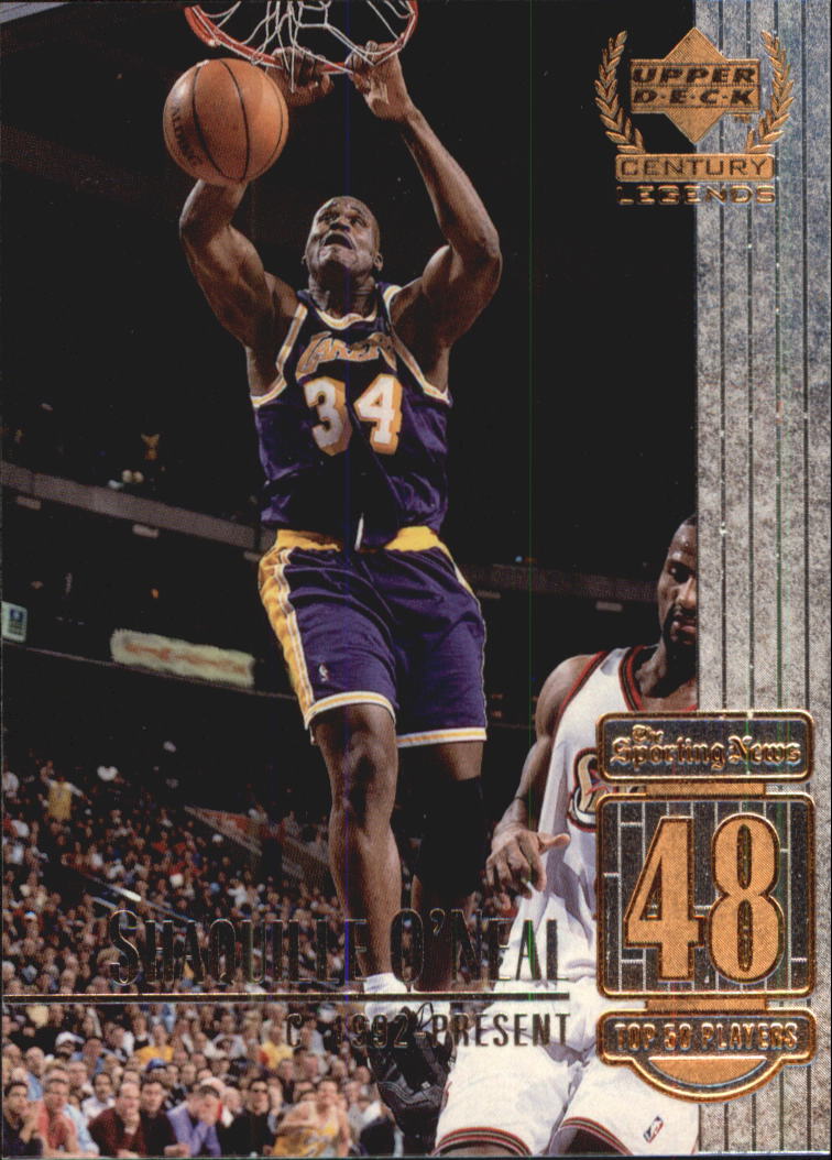 1999 Upper Deck Century Legends #48 Shaquille O'Neal