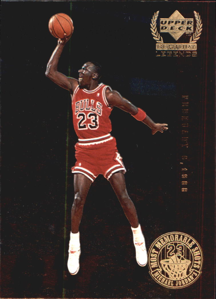 1999 Upper Deck Century Legends MJ's Most Memorable Shots #MJ1 Michael Jordan
