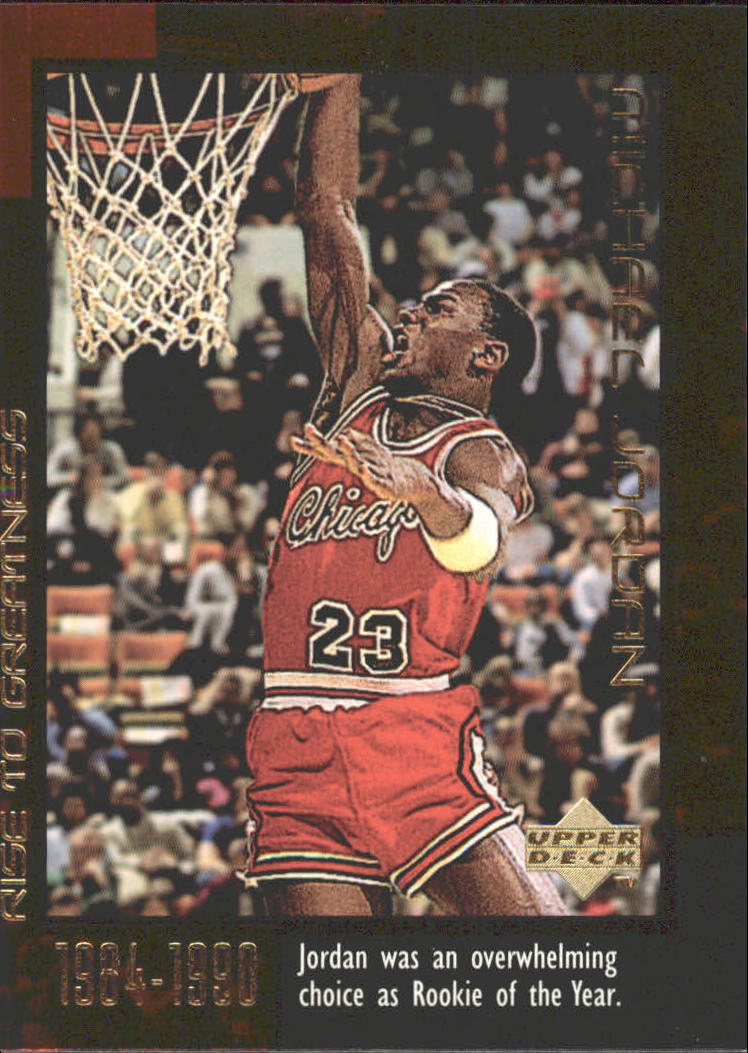 1999 Upper Deck Michael Jordan Career #12 Michael Jordan/Rise to Greatness