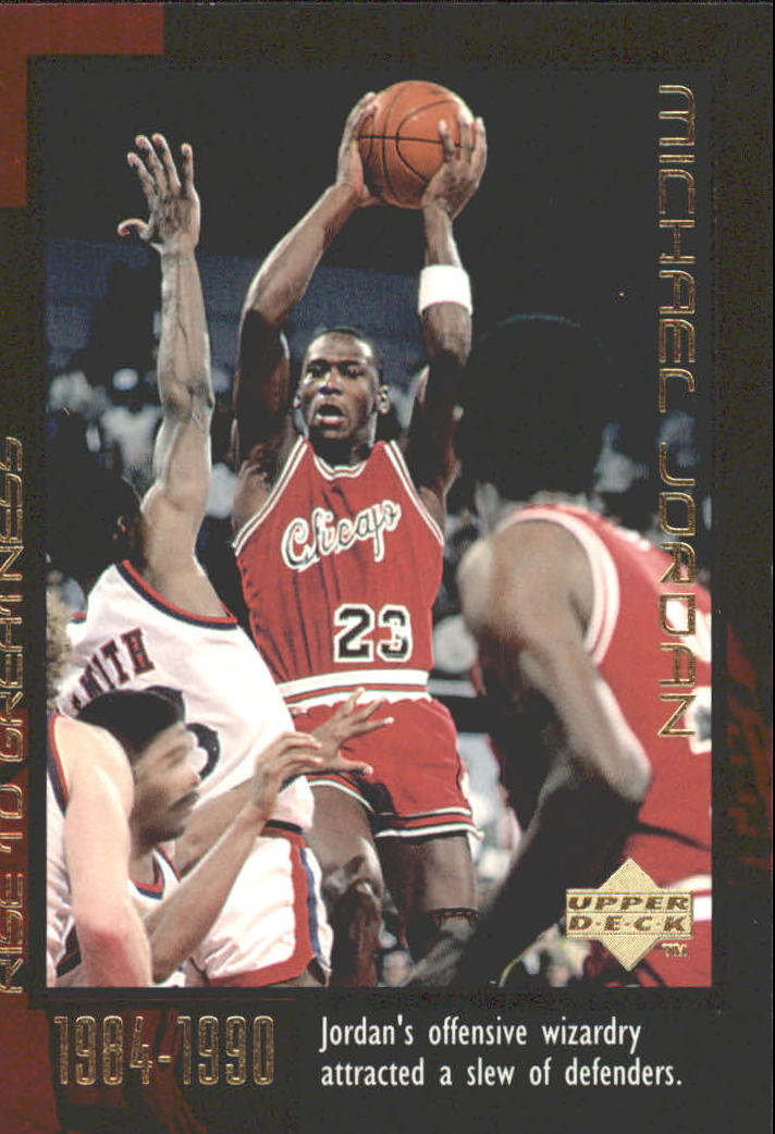 1999 Upper Deck Michael Jordan Career #14 Michael Jordan/Rise to Greatness