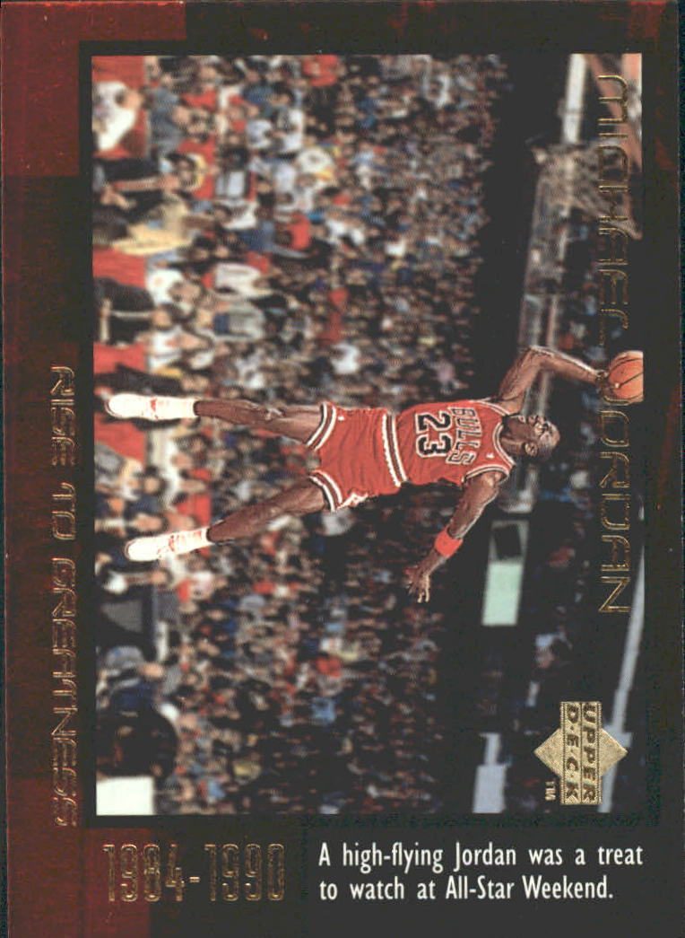 1999 Upper Deck Michael Jordan Career #19 Michael Jordan/Rise to Greatness
