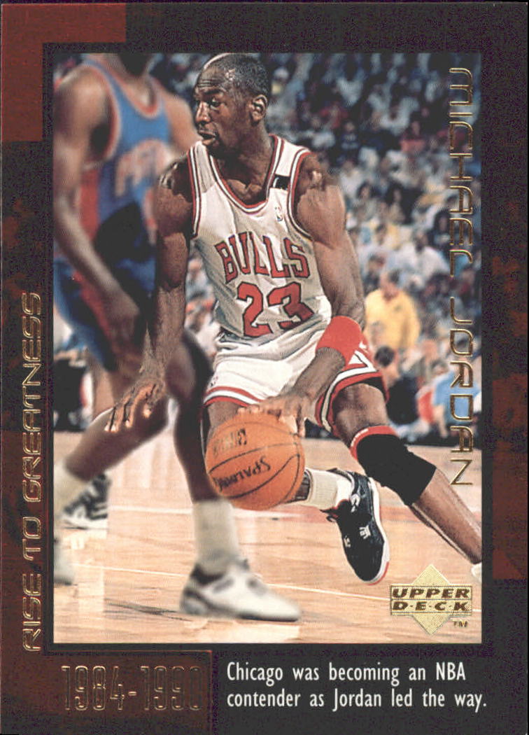 1999 Upper Deck Michael Jordan Career #25 Michael Jordan/Rise to Greatness