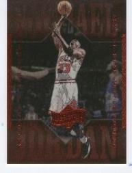 1999 Upper Deck Michael Jordan Athlete of the Century #17 Michael Jordan/1st All-Star triple-double 2/9/97