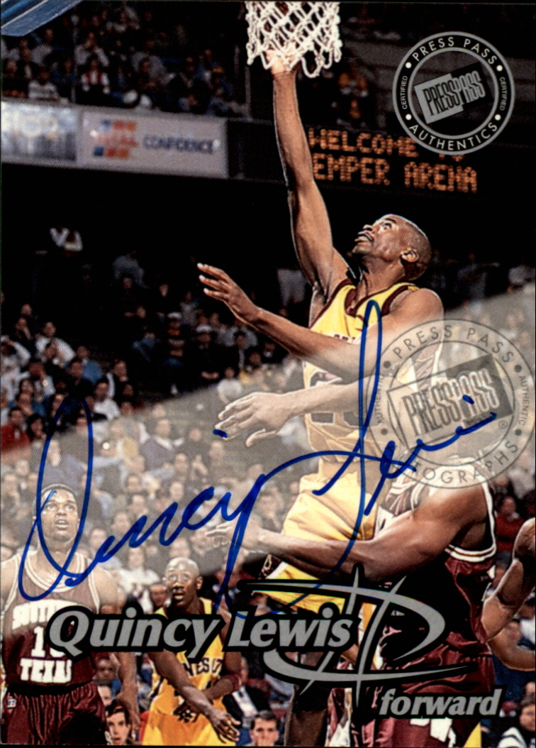 1999 Press Pass Autographs #15 Quincy Lewis