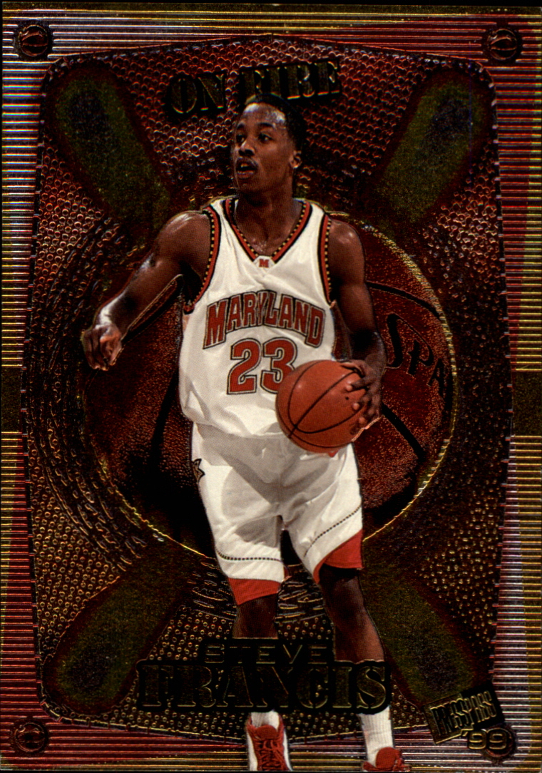 1999 Press Pass On Fire #OF2 Steve Francis