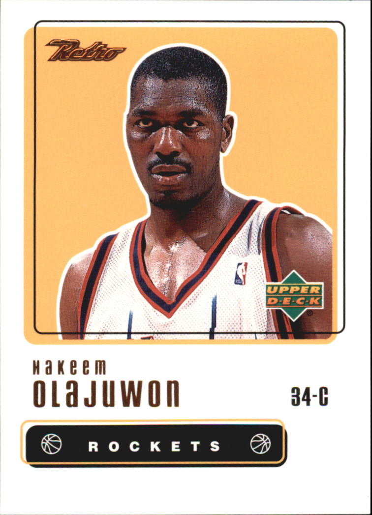 1999-00 Upper Deck Retro #92 Hakeem Olajuwon