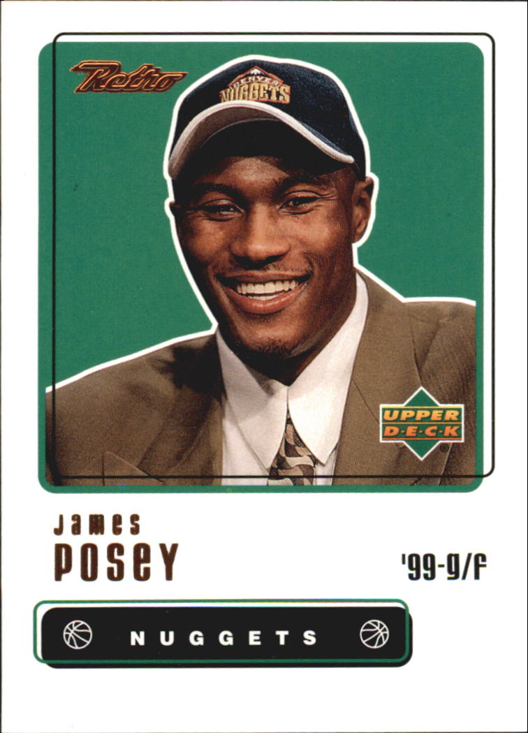 1999-00 Upper Deck Retro #98 James Posey RC
