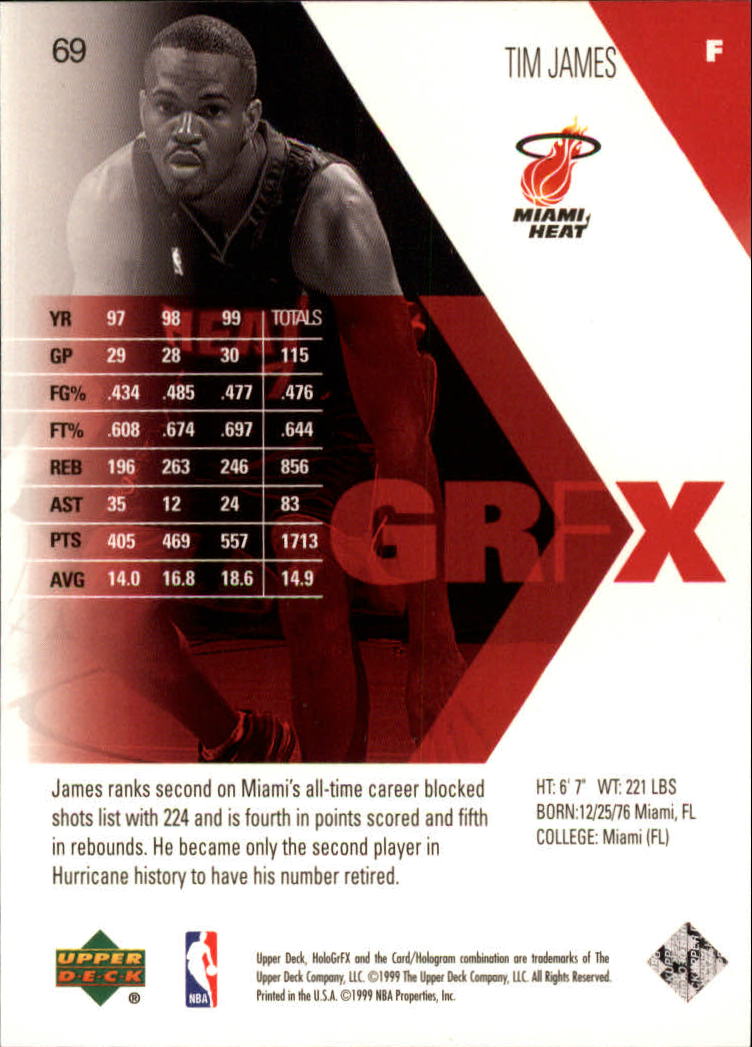 1999-00 Upper Deck HoloGrFX - Rookie GRFX #76 Jumaine Jones 1999-00 Upper Deck HoloGrFX - Rookie GRFX #76 Jumaine Jones