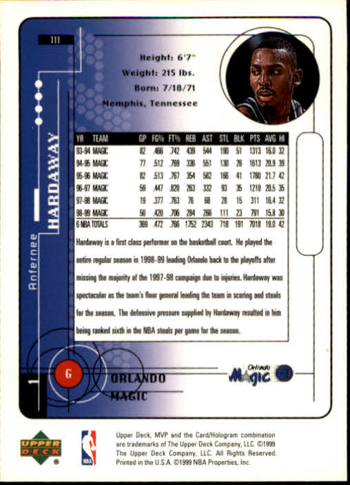 Anfernee Hardaway cards (1994-2021) Magic Suns Memphis State - Picture 118 of 196