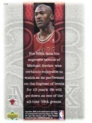 1999-00 Upper Deck MVP #204 Michael Jordan back image