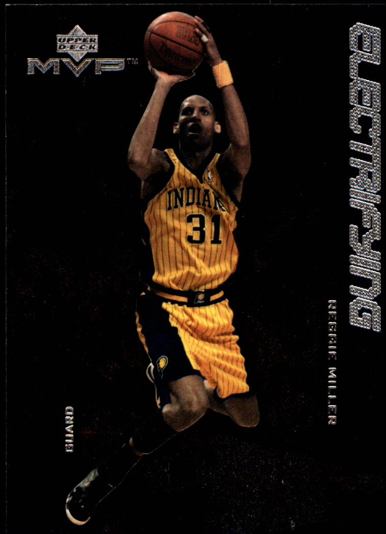 1999 UD-MVP ELECTRIFYING - INDIANA PACERS - REGGIE MILLER - Sports Cards  and Collectibles