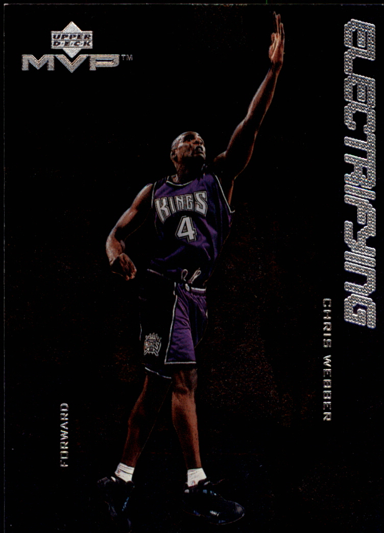 1999-00 Upper Deck MVP Electrifying #E14 Chris Webber