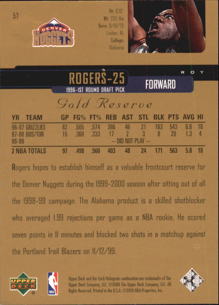 A2531- 1999-00 Upper Deck Gold Reserve Bk #s 1-240 -You Pick- 15+ FREE US SHIP - Picture 87 of 395