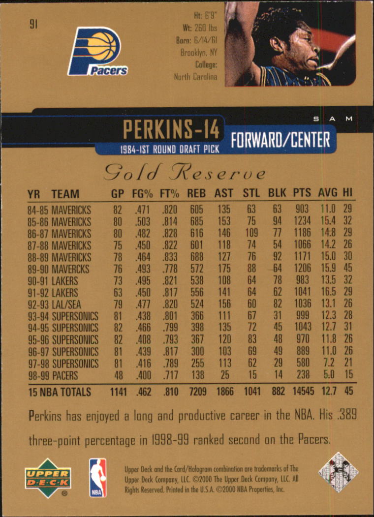 A2531- 1999-00 Upper Deck Gold Reserve Bk #s 1-240 -You Pick- 15+ FREE US SHIP - Picture 147 of 395